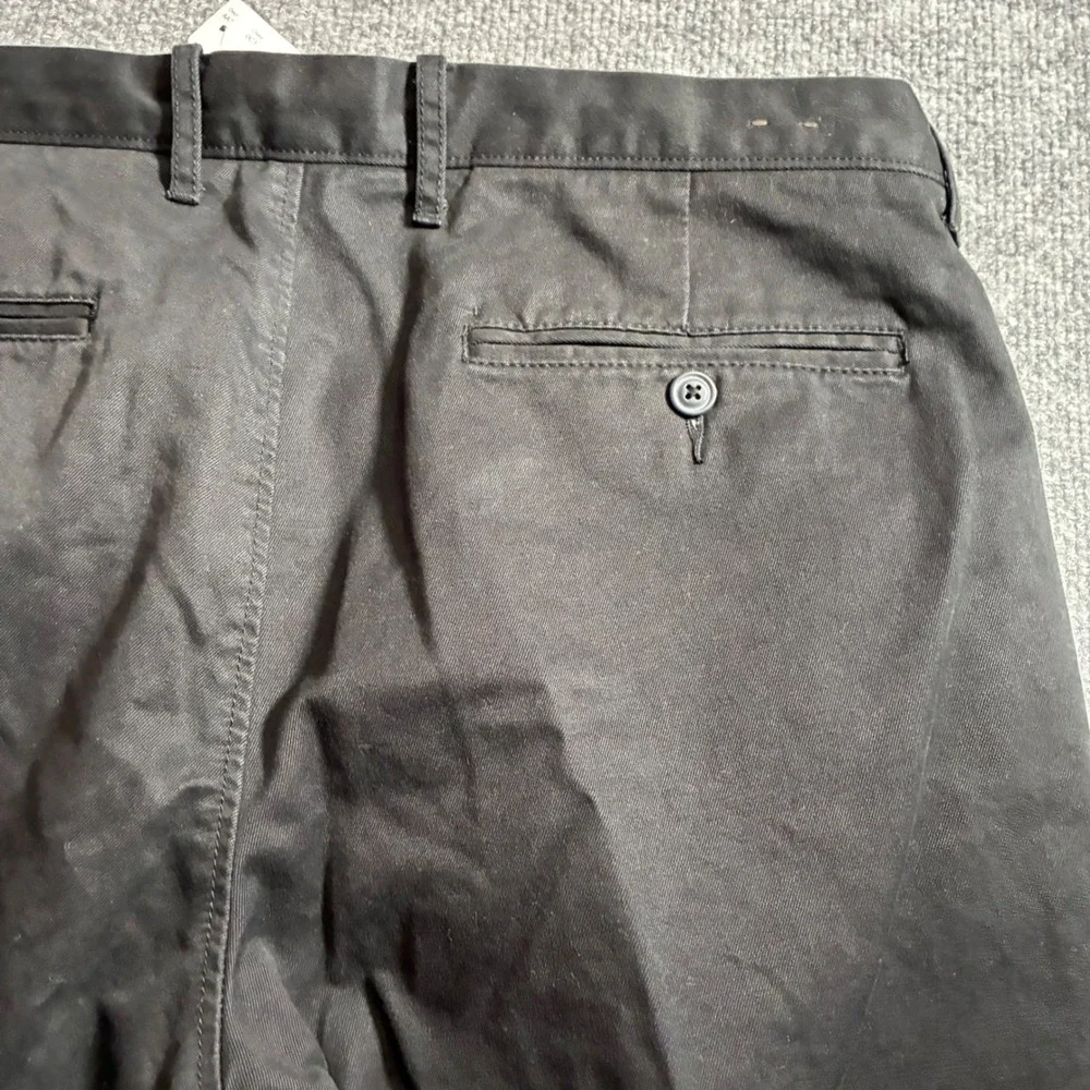 J.Crew 484 Slim Fit‎ Broken-In Chino Pants Mens 36x32 Black Good Cotton Twill